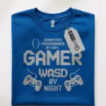programmer by day gamer by night t-shirt