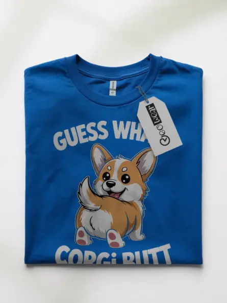 Funny Corgi Butt T-Shirt – Playful Dog Lover Graphic Tee - Image 10