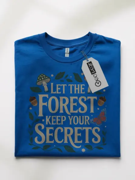 Let the Forest Keep Your Secrets Cottagecore Forest T-Shirt - Image 10
