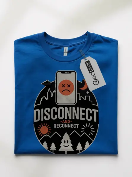 Disconnect and Reconnect T-Shirt for Digital Detox - Image 10