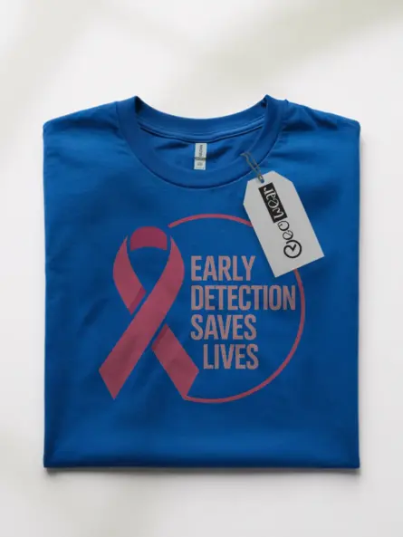 Early Detection Saves Lives Shirt – Powerful Pink Ribbon Awareness Tee - Image 11