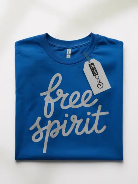 Modern Free Spirit T-Shirt – Minimalist Script Boho Vibes - Image 10