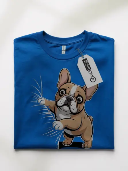French Bulldog Shirt – Cute Cartoon Dog Lover Graphic Tee - Image 10