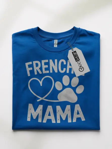 Frenchie Mama Shirt – Cute Minimal Dog Mom Tee for Women - Image 13