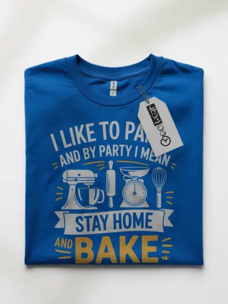 Funny Baking Party T-Shirt for Home Bakers - Image 7