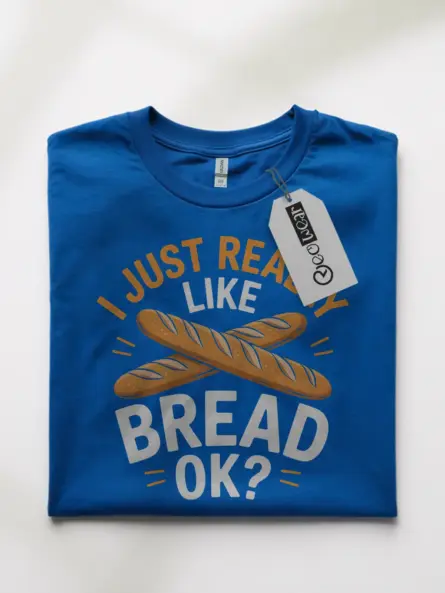 Funny Bread Lover T-Shirt – I Just Really Like Bread OK? - Image 10