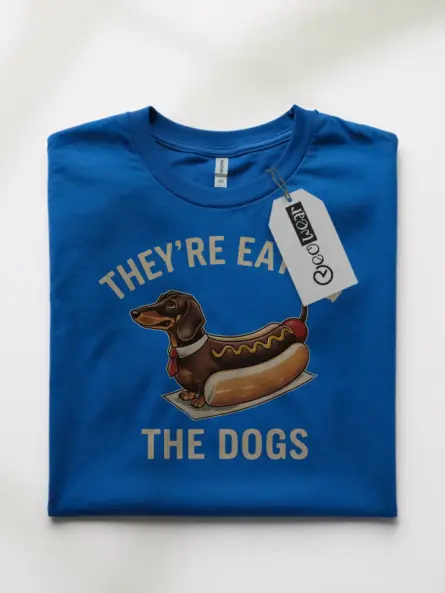 Funny Dachshund Parody T-Shirt – Political Satire Hotdog Design - Image 10