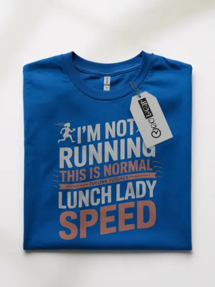Funny Lunch Lady T-Shirt – Normal Speed - Image 10