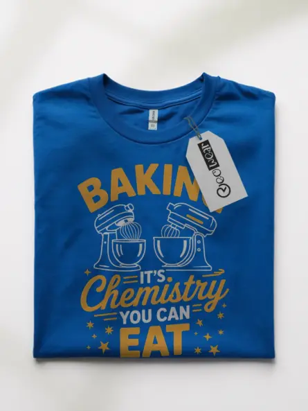 Funny Science Baking T-Shirt for Home Bakers & Chefs - Image 7
