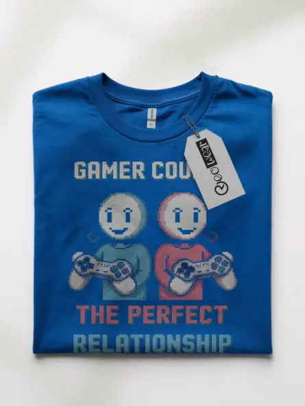 Gamer Couple Perfect Relationship T-Shirt - Image 7