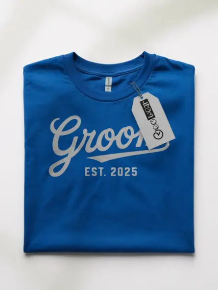 Groom Est Shirt – Vintage Wedding Tee for Bachelor Parties 2025 - Image 4