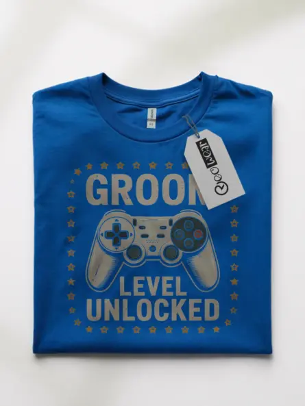 groom level unlocked gamer t-shirt