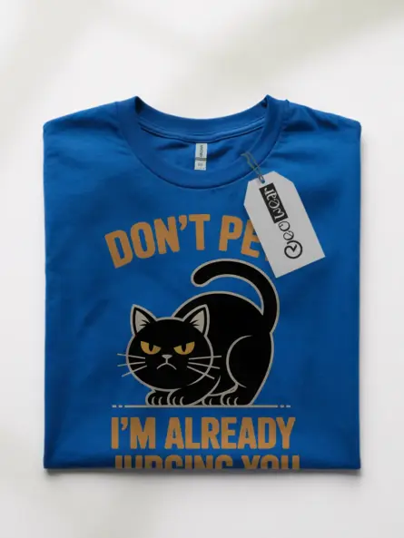 Grumpy Cat Shirt – Funny Minimalist Design for Sarcastic Pet Lovers - Image 10