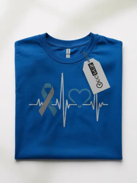 Heartbeat Diabetes Ribbon Shirt – Bold Awareness Tee for Nurses & Supporters - Image 10