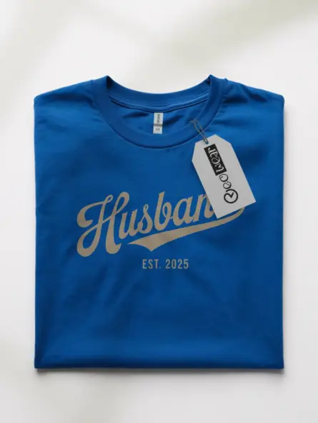Hubby Est 2025 Shirt – Romantic Wedding Gift for New Husbands - Image 7