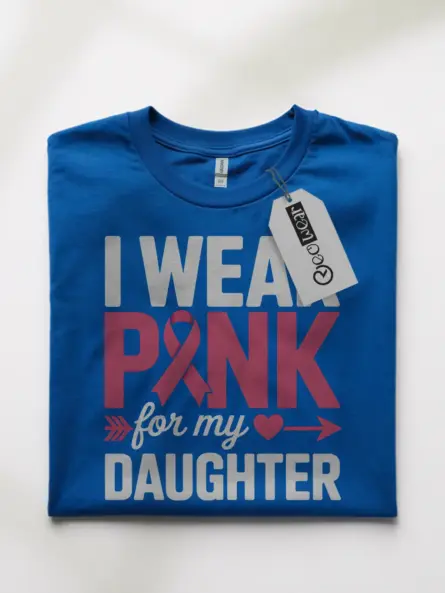 I Wear Pink for My Daughter Shirt – Bold Parent Support Tee - Image 10