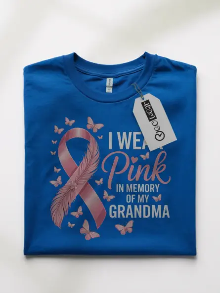 Royal Blue – of royal blue breast cancer memorial shirt