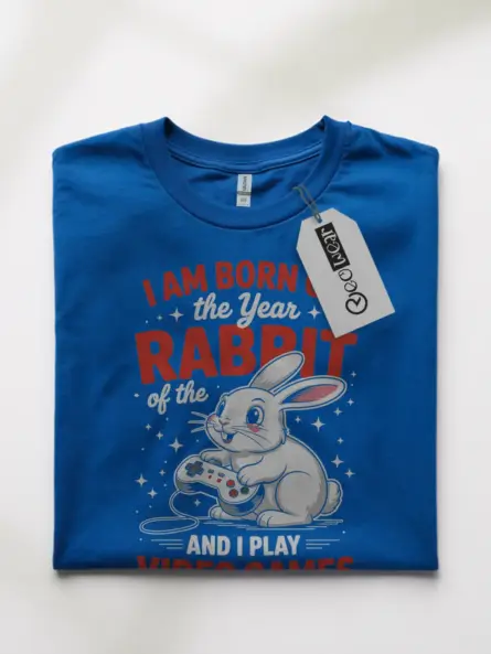 Year of the Rabbit Gamer T-Shirt - Image 7
