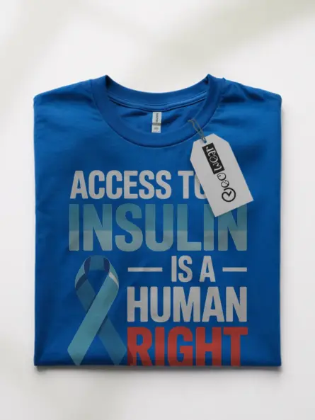 Insulin Is a Human Right Shirt – Bold Diabetes Advocacy Protest Tee - Image 7