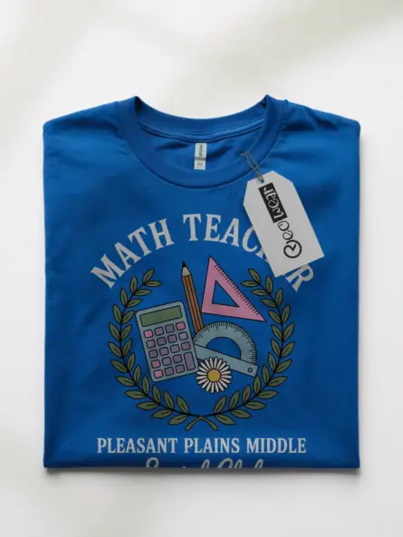Math Teacher Shirt – Vintage Pastel Social Club Tee for Women - Image 10