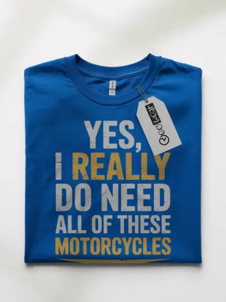 Bold Motorcycle Collector T Shirt with Vintage Humor Design - Image 10