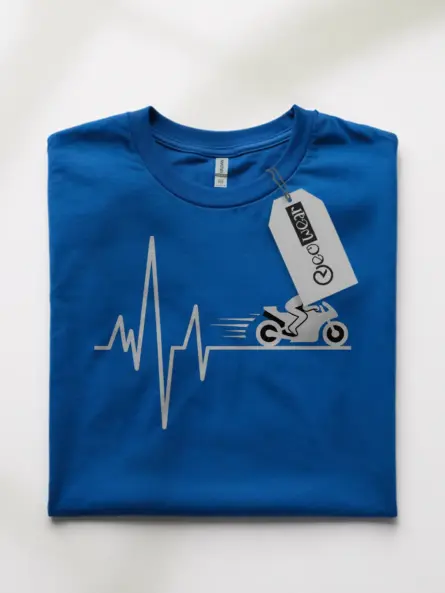 Heartbeat of a Rider – Motorcycle Heartbeat Shirt for Bikers & Nurses - Image 10