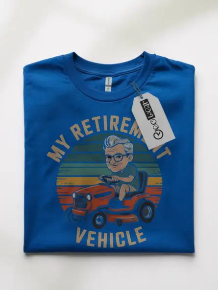 Legendary Retirement Lawn Mower T-Shirt - Image 10