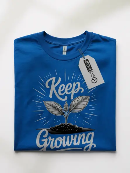 Keep Growing Plant Lover Inspirational T-Shirt - Image 10