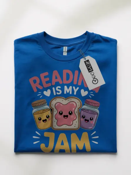 Reading Is My Jam Shirt – Adorable Pun Tee for Book Lovers - Image 10