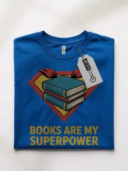 Reading Is My Superpower T-Shirt – Bold Comic Style for Book Lovers - Image 10