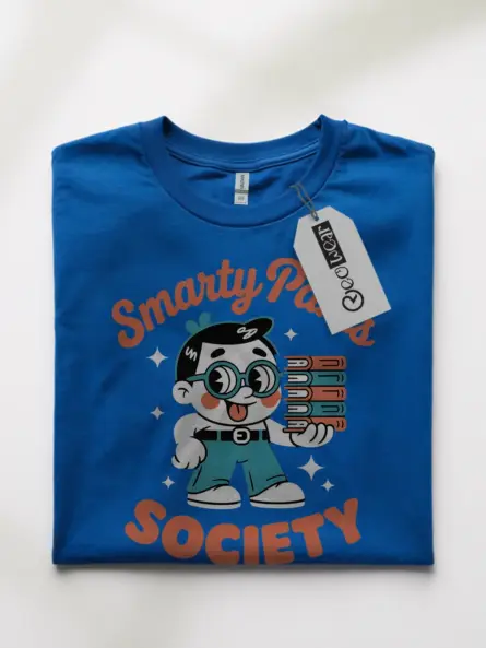 Retro Cartoon T Shirt – Smarty Pants Society Graphic Tee for Nerds - Image 10