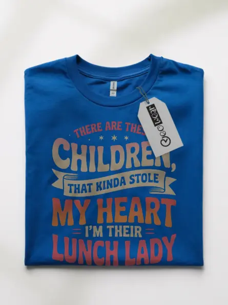 Retro Lunch Lady T-Shirt with Heartfelt Quote - Image 10