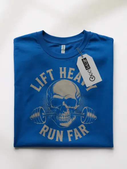 Skull Barbell Hybrid Athlete T-Shirt for CrossFit & Lifters - Image 10