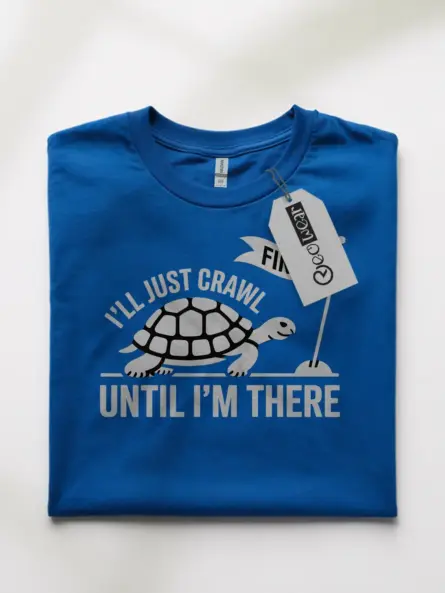 Motivational Slow and Steady Shirt – Tortoise Finish Line Tee - Image 10