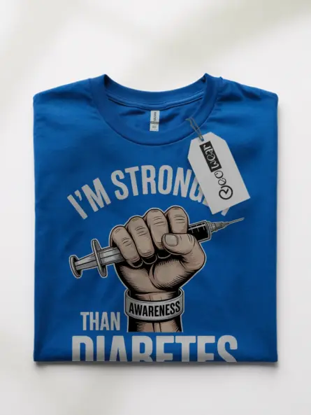 Stronger Than Diabetes Shirt – Bold Awareness Tee for Fighters & Survivors - Image 7