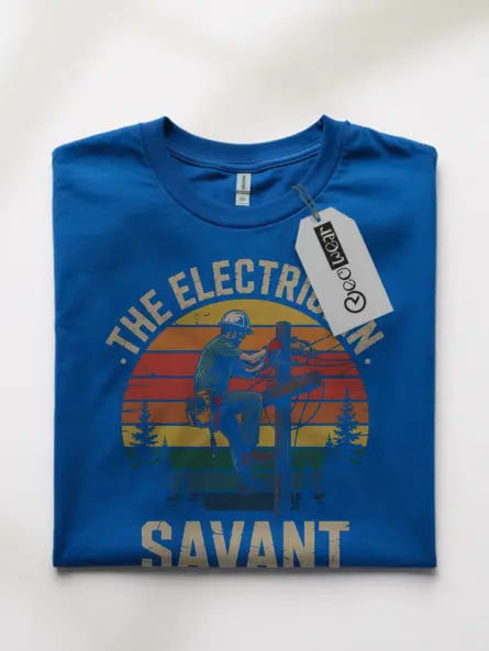 Vintage Electrician T-Shirt – The Electrician Savant Tee - Image 10