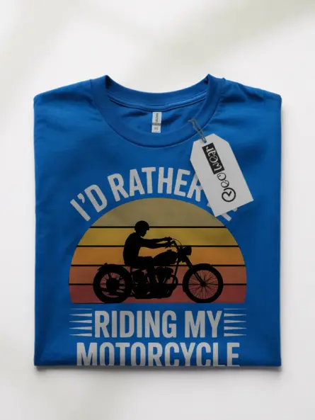 Vintage Motorcycle T-Shirt – Retro Sunset Rider Graphic Tee - Image 10