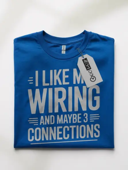 Wiring Humor T-Shirt for Electricians - Image 10