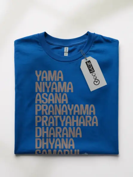 Powerful Eight Limbs of Yoga T-Shirt for Spiritual Teachers - Image 10