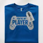 gamer couple player 1 t-shirt