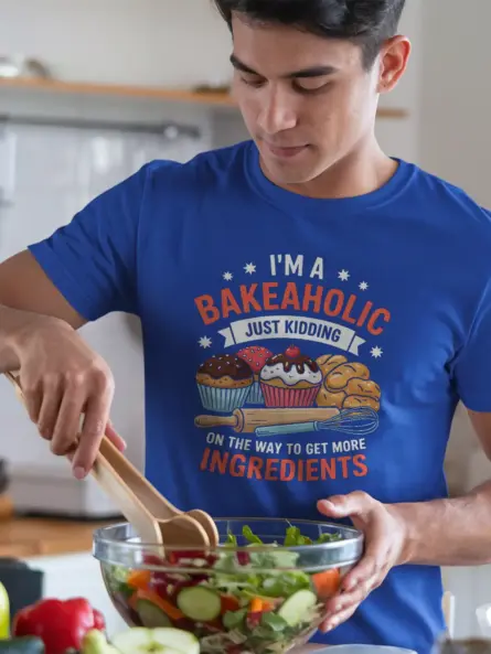Bakeaholic T-Shirt for Baking Lovers - Image 9