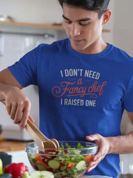 Chef Parent Gift T-Shirt with Supportive Quote - Image 12
