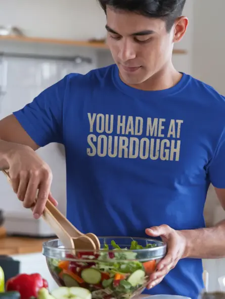 Bold Funny Sourdough T-Shirt for Bakers - Image 9