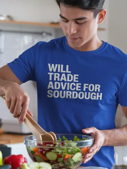 Witty Sourdough Baker T-Shirt for Bread Makers - Image 9