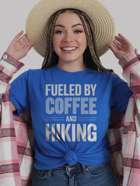 Epic Coffee Hiking T-Shirt for Active Adventurers & Trail Fans - Image 12