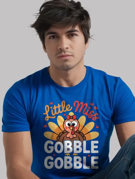 Little Miss Gobble Gobble Shirt – Adorable Thanksgiving Tee for Girls - Image 12