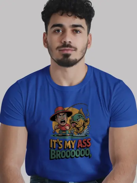 Funny Fishing Shirt – Bold Cartoon Meme Tee for Anglers with Humor - Image 12