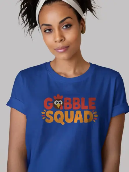 Gobble Squad Shirt – Cute Matching Thanksgiving Family Tee - Image 12