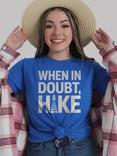 Inspirational Hiking Sayings T-Shirt for Nature Wellness Fans - Image 12
