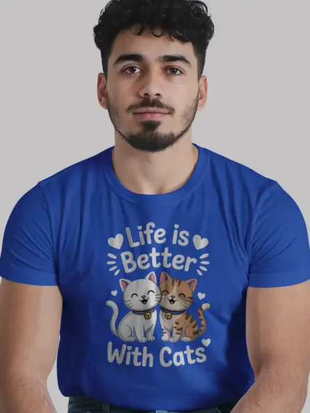 Life Is Better With Cats Shirt – Cute Kawaii Graphic Tee for Cat Lovers - Image 12